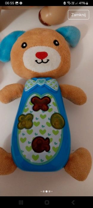 Zestaw 3 interaktywnych zabawek, w pełni sprawne