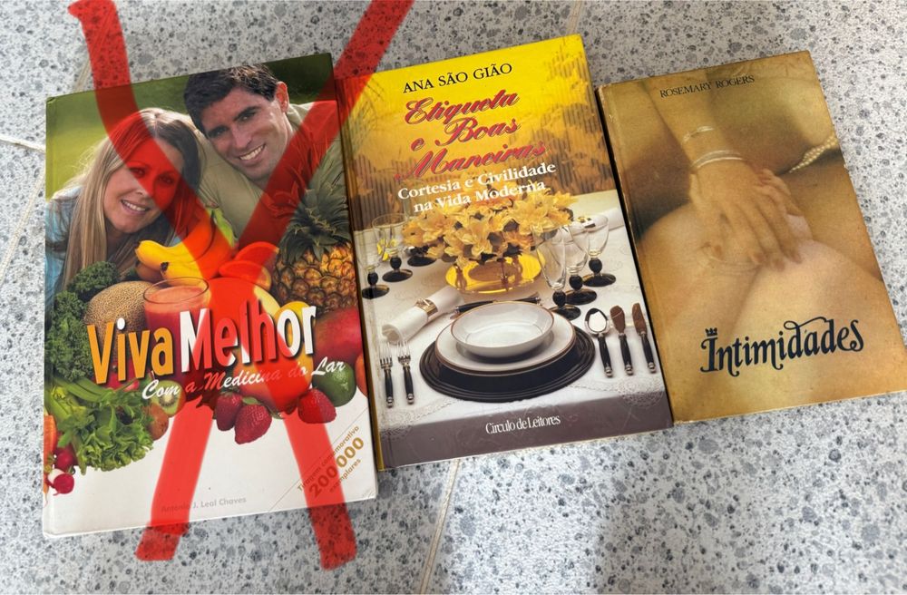 6 livros variados