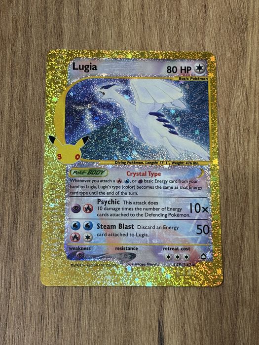 Pokemon TCG 30th Celebration Lugia 30C karta