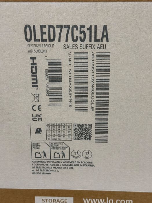 Телевізор LG OLED Evo 42C5, 48C5, 55C5, 65C5, 77C5, 83C5 (2025)