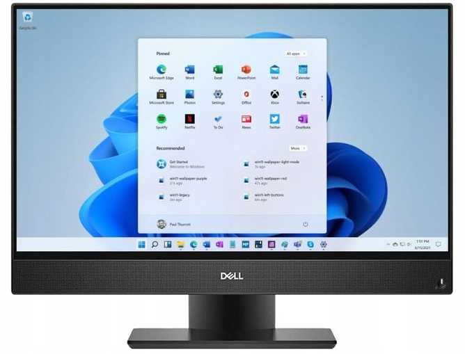 Dell 5260 AIO/i5-8500/8GB DDR4 256GB SSD 21" dotyk  Win11