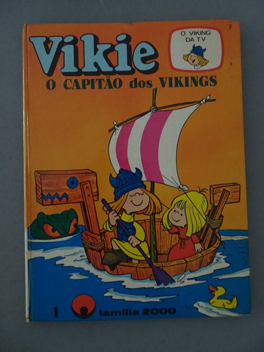 Livro Vickie - O Capitão dos Vikings nº 1 (capa dura)
