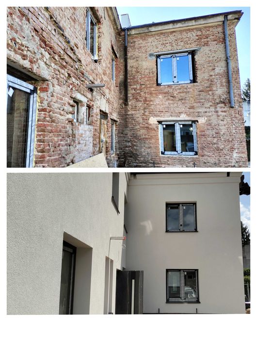 Ocieplenie domu #malowanie elewacji #docieplenie wełną #tynkowanie itp