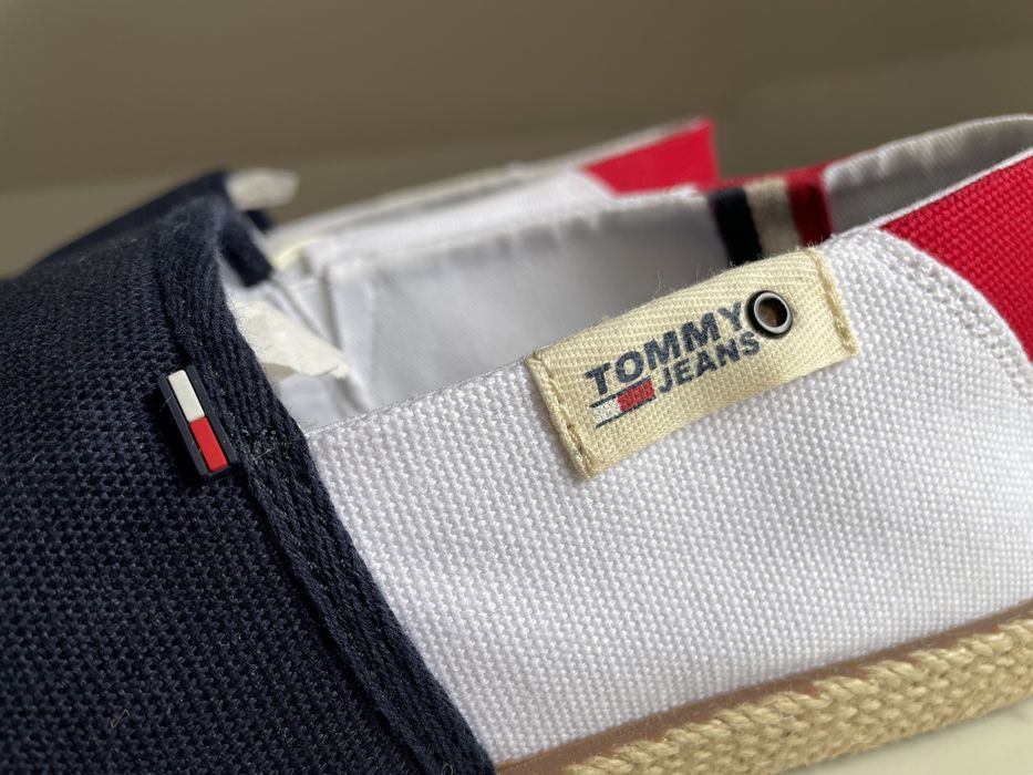 Meskie espadryle tommy hilfiger jeans tenisowki 42