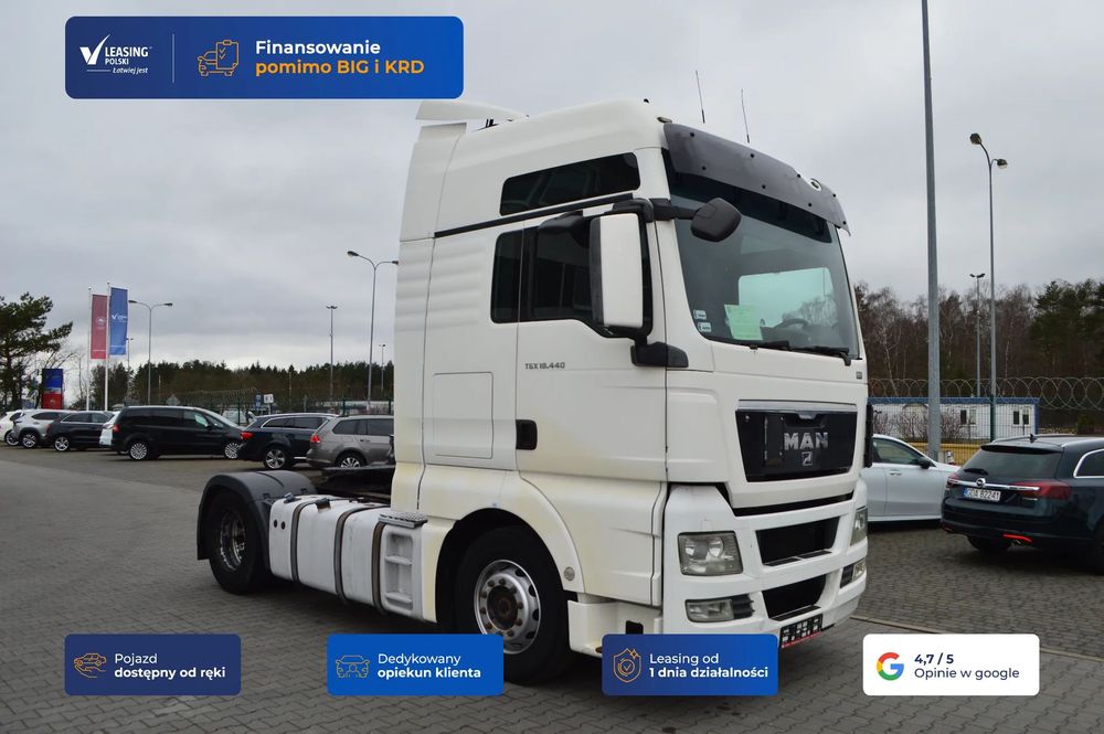 MAN TGX 18.440 4X2 BLS  [13637] TGX 18.440 , Euro 5, standard, automat, lodówka, FV+23 % VAT.