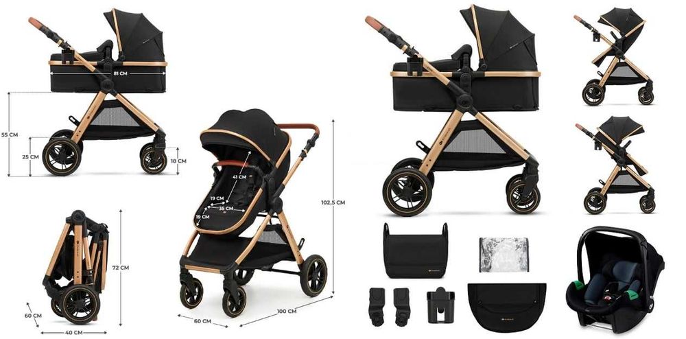 Kinderkraft Esme - wózek + fotelik