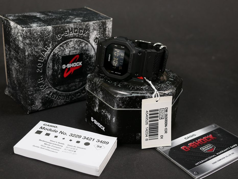 Годинник Casio DW-5600BBN-1 classic digital. 100% оригінал