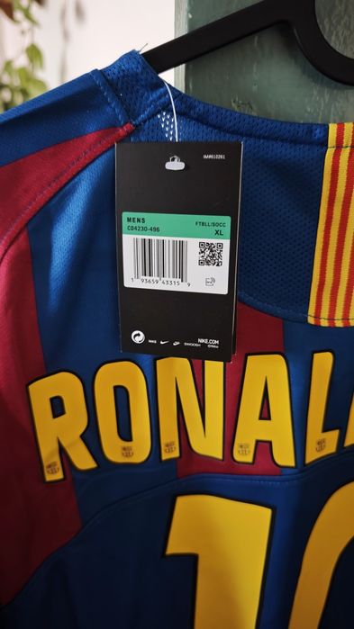 Camisola Nike total 90 Barcelona Retro Ronaldinho 10