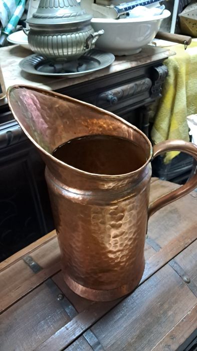 Jarros em cobre bom estado