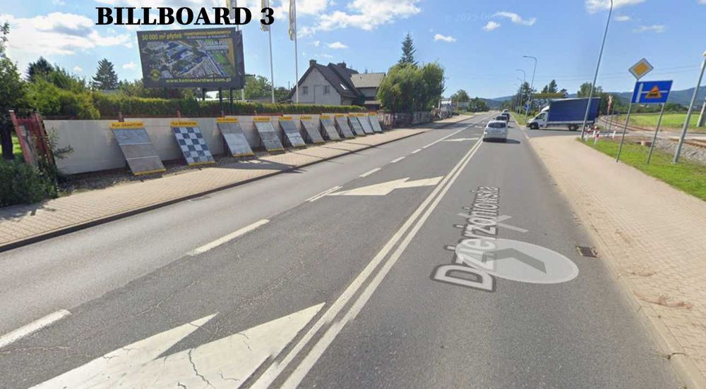 Wynajmę billboard tablice reklamowe główna droga Bielawa - Dzierżoniów