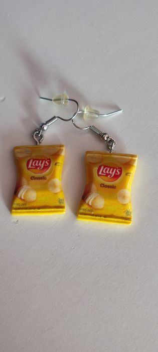 Kolczyki Lays Nowe w opakowaniu