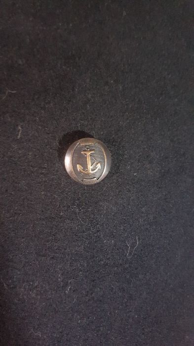 Пальто бушлат шерстяное чёрное