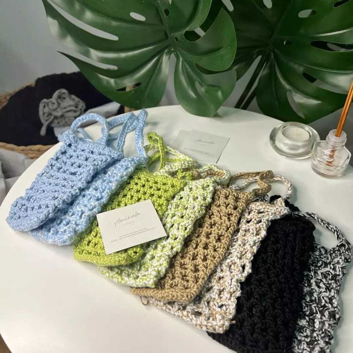 Phone bags (crochet)!