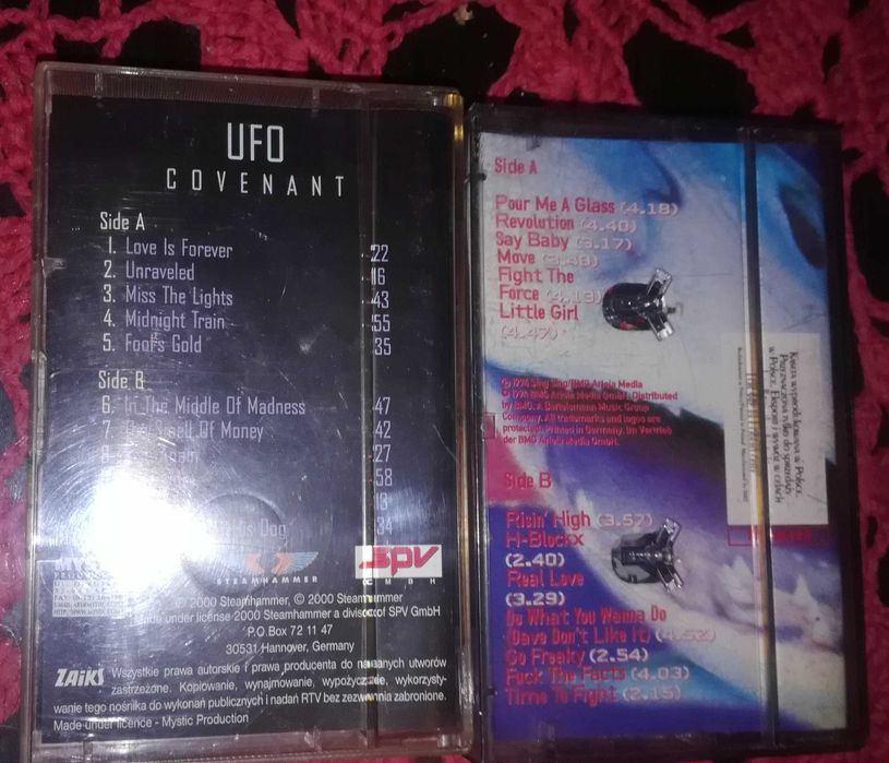 Kasety: UFO, H-Blockx