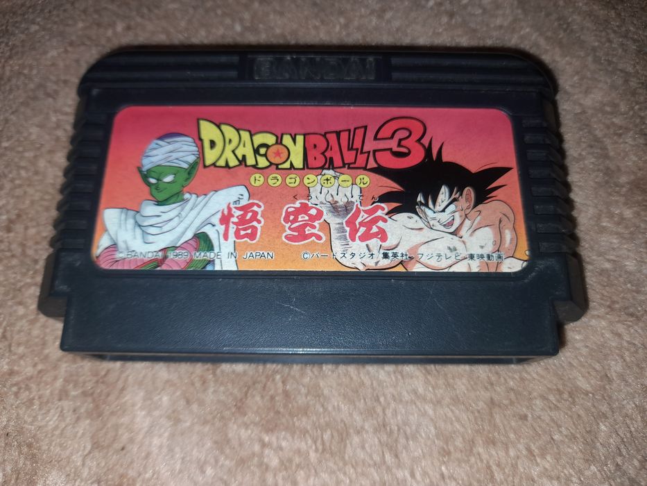 Dragon ball 3 nintendo famicom ntsc j retro kolekcjonerski stan bandai
