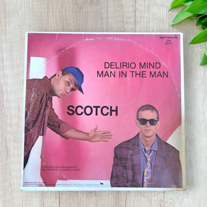 Scotch Delirio Mind / Man in The Man 1985 VG- Italo Disco Maxi 12