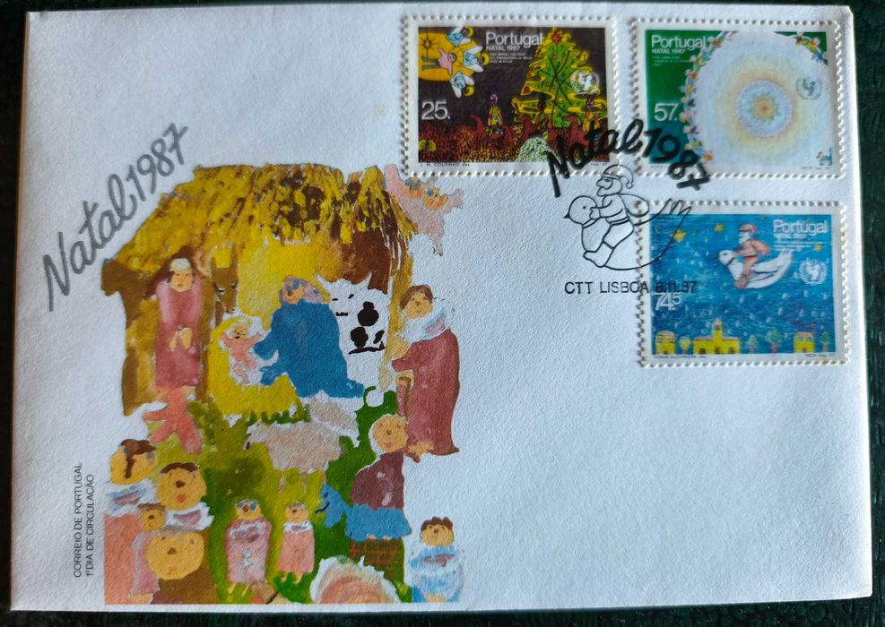480 Envelopes CTT selos e carimbo 1º. Dia de Circulação
