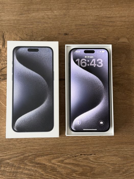 Iphone 15 Pro Max Blue Titanium 1TB NeverLock + SIM