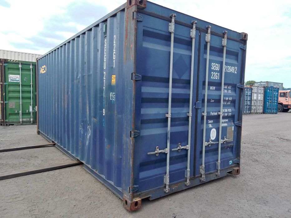 Kontener morski używany 20'DC, 6 metrów, sprawny i szczelny, magazyn