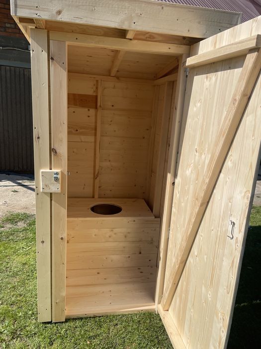 WC toaleta przenosna wychodek drewniany XXL