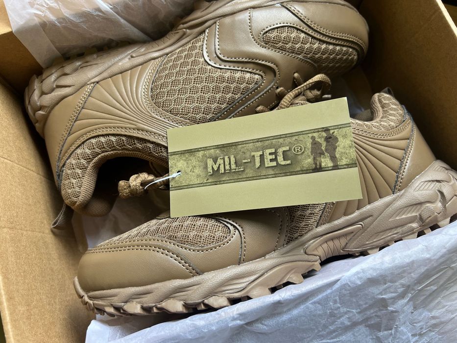 Тактичні літні кросівки Mil-Tec Bundeswehr COYOTE Німеччина черевики ботинки