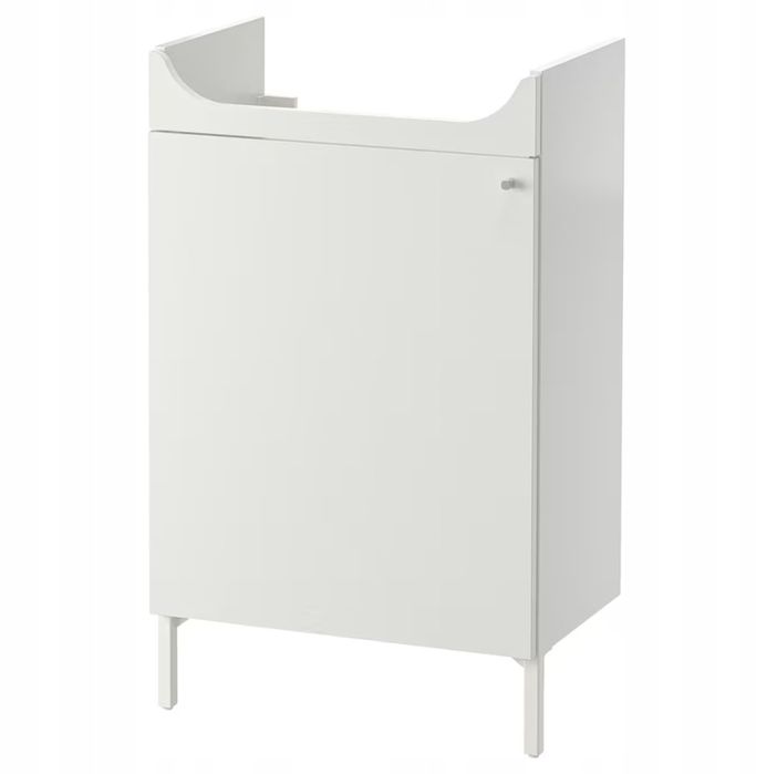 Szafka pod umywalkę biała 50 x 83 cm IKEA NYSJON NOWA