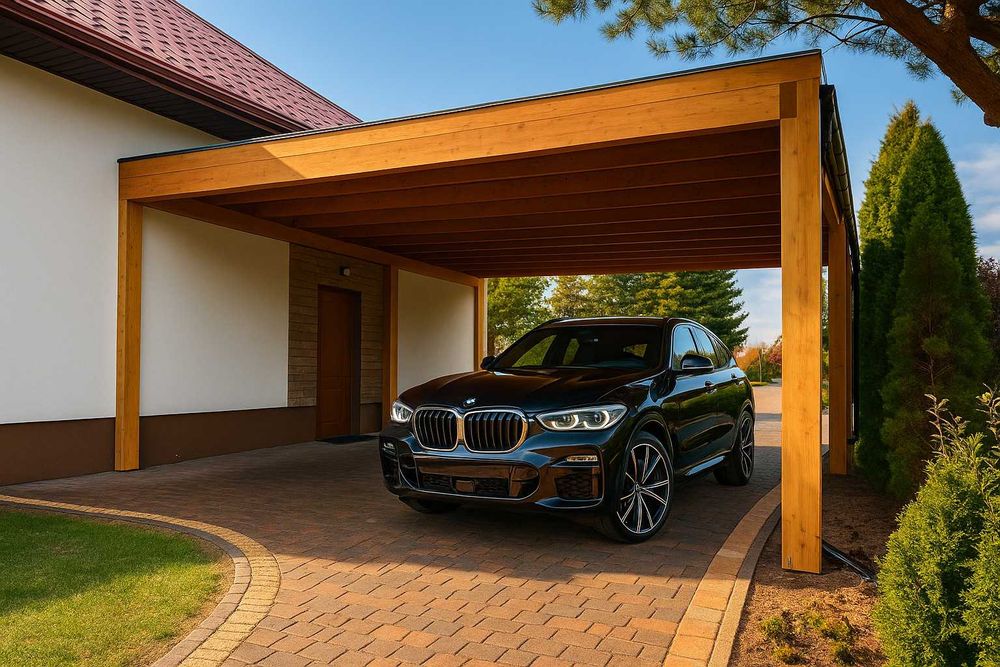 Zabudowa tarasu, pergola, wiata