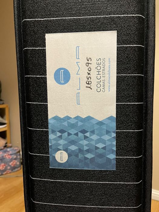 Colchão solteiro semi-novo 185x95
