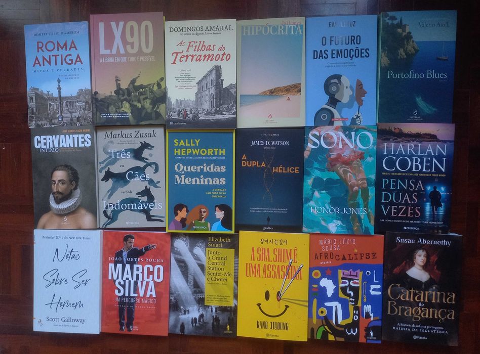 Lote de 70 livros