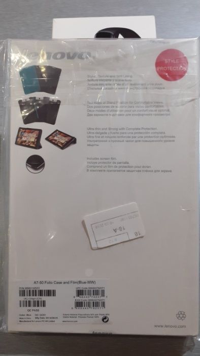 Обложка планшета LENOVO Idea Tab A3500 A7-50 Tablet + пленка в подарок