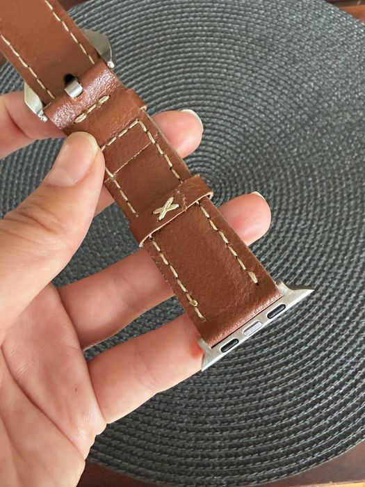 Pulseira de couro para smartwatch