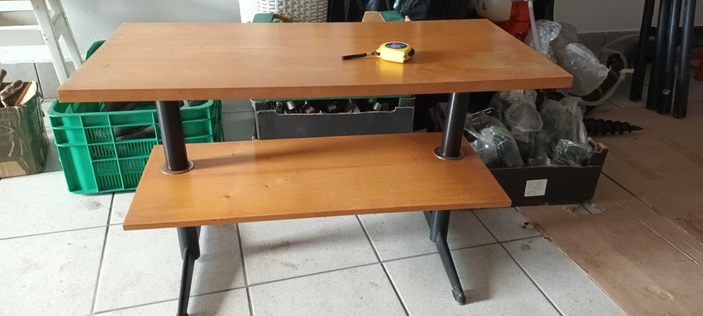 ława, stolik pod TV - PRL