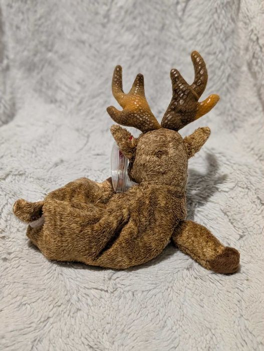 TY Beanie Babies Roxie renifer z czerwonym nosem 2000