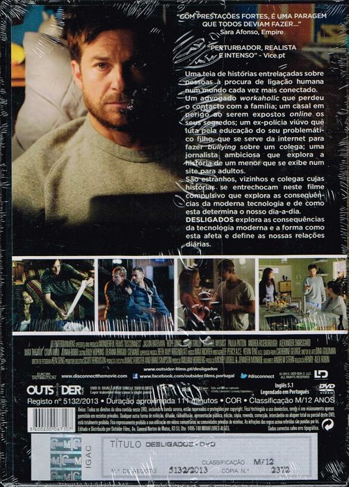 Filme em DVD: Desligados "Disconnect" - NOVO! SELADO!