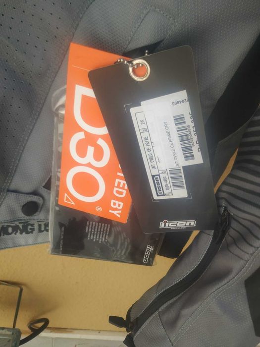 Blusão para mota em nylon/cordura ICON Overlord SB2 CE Prime