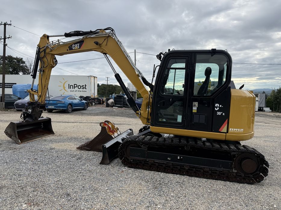 Minikoparka Caterpillar CAT 308 E2 CR z Niemiec łyżka hydrauliczna 8ton