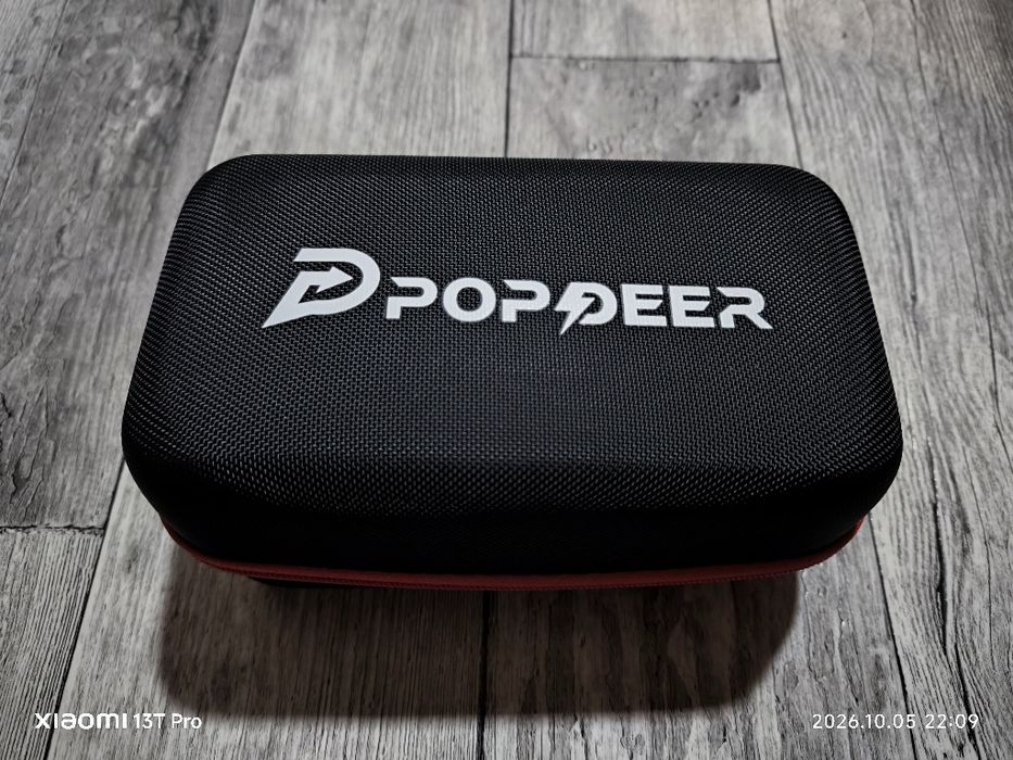 NOWY, nieużywany awaryjny rozrusznik samochodowy POPDEER PD-JA3 o DUŻEJ mocy 5000A ! z kompresorem 6 w 1