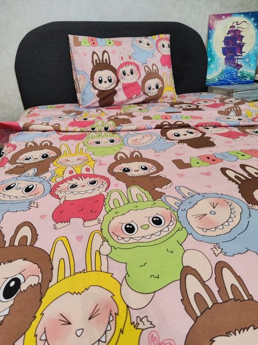 Постільна білизна Лабубу, в наявності та під замовлення