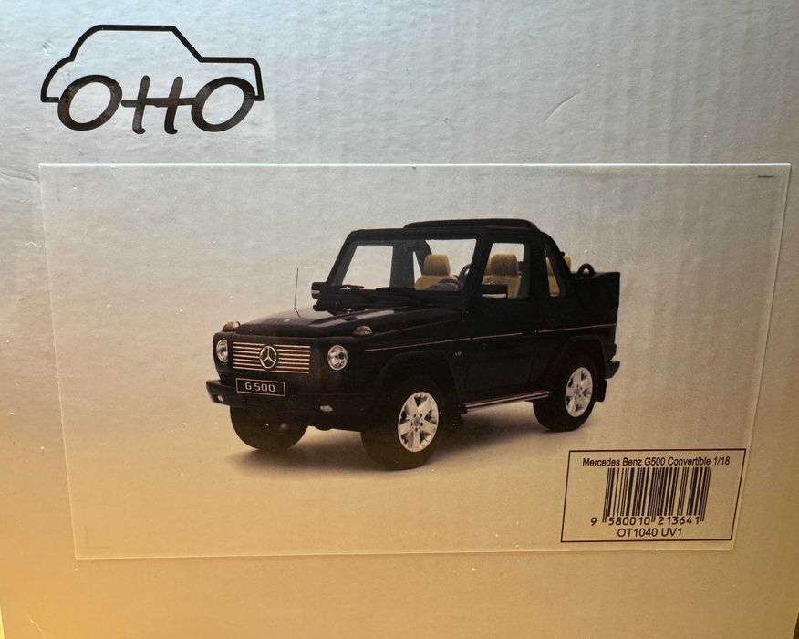 1:18 Mercedes G500 Convertible Obsidian Black [Otto]