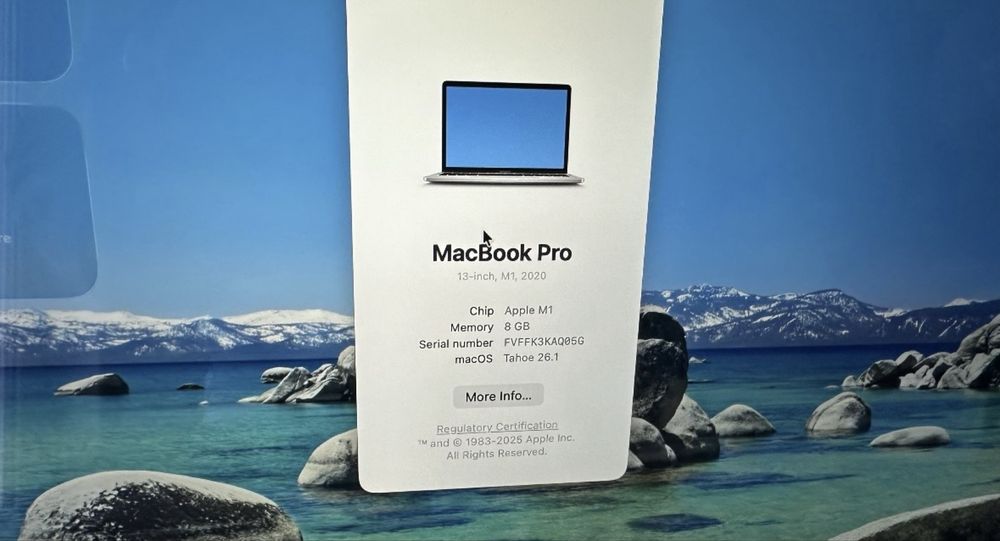 MacBook Pro M1 de 13 polegadas com Touchbar de 2020