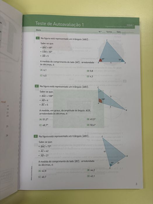 Novo espaco 11 matematica A caderno do aluno