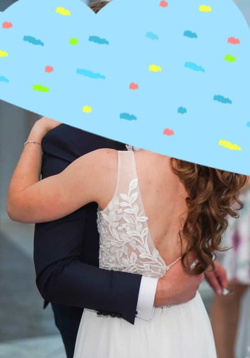 Suknia ślubna, rozmiar 34/36