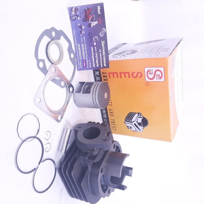 Поршнева Циліндр ЦПГ на скутер 2т Suzuki AD, Let's/SEPIA, 50-65сс(куб)