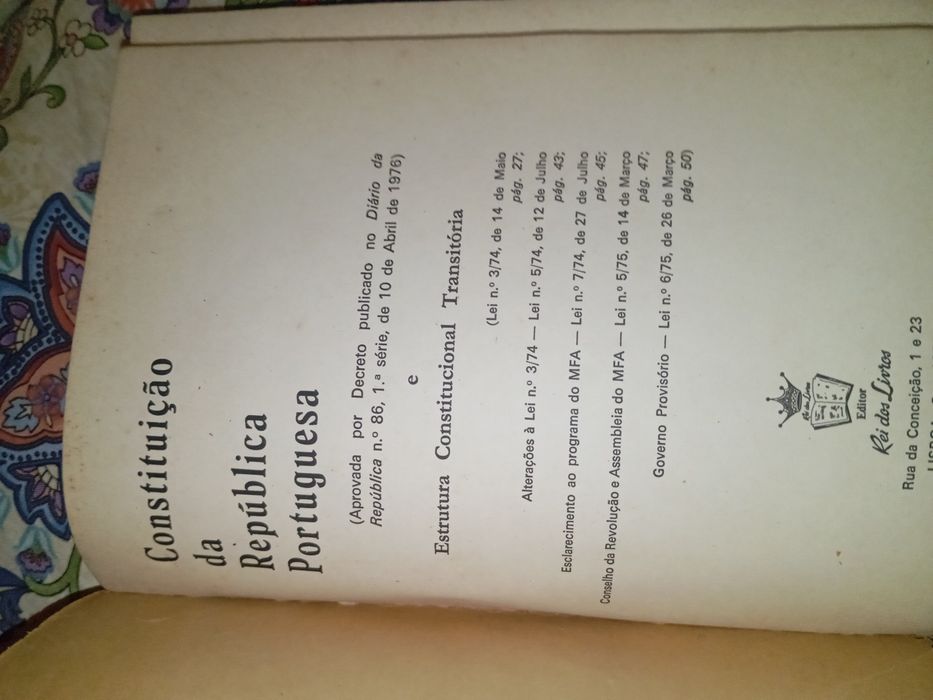 Constituição da república portuguesa