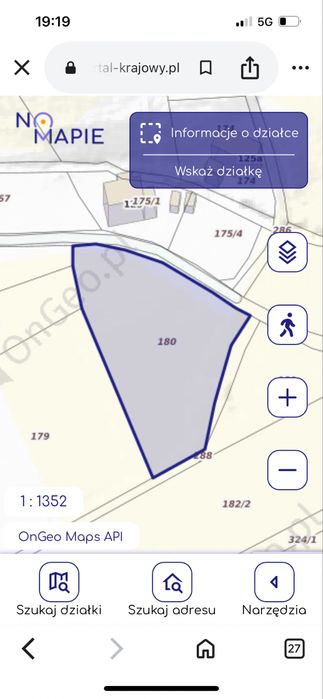 Działka na sprzedaż.