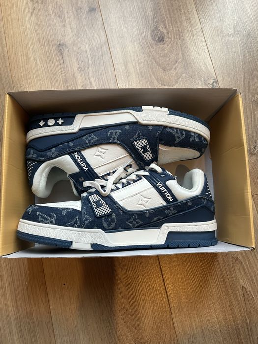 Louis Vuitton Trainer – biało-granatowe