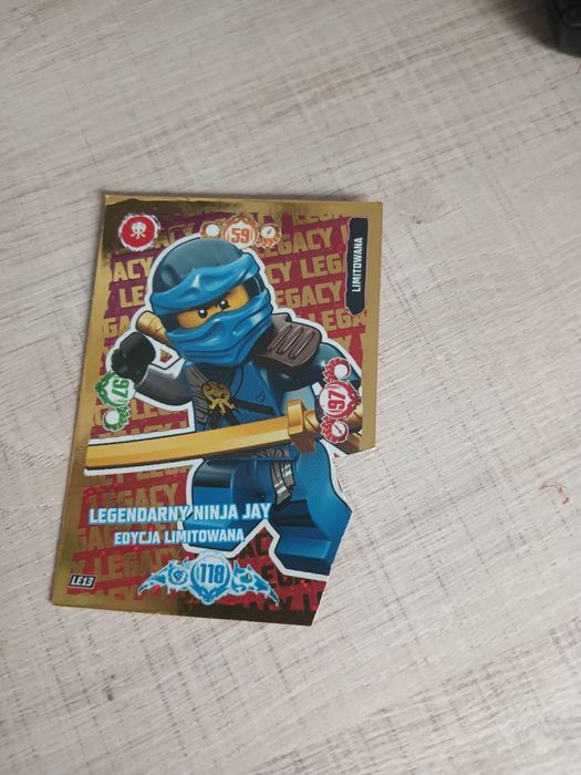 Karta ninjago trading card game i figurka