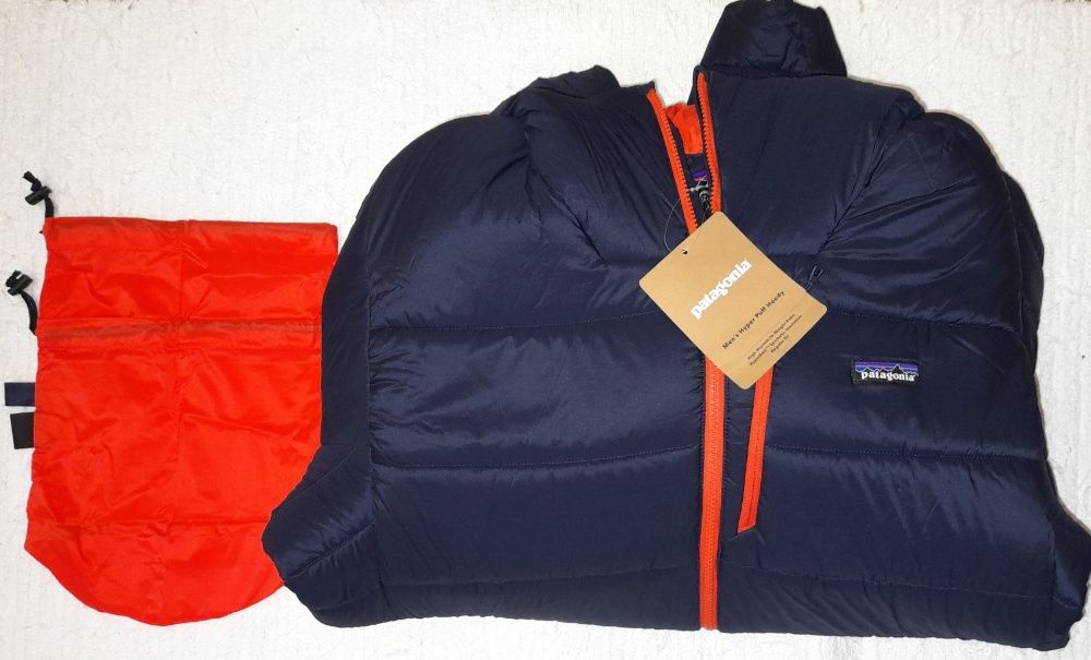 Casaco - Patagonia Men Hyper Puff Hoody Navy Blue (XL)