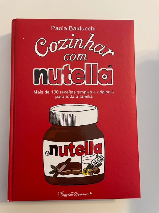 Livro de culinária - cozinhar com Nutella