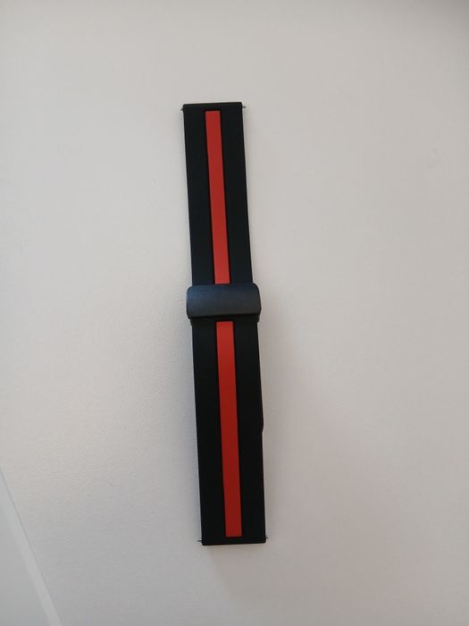 Bracelete Silicone 20mm Rally Fecho Magnético Seiko Citizen Tissot Iwc